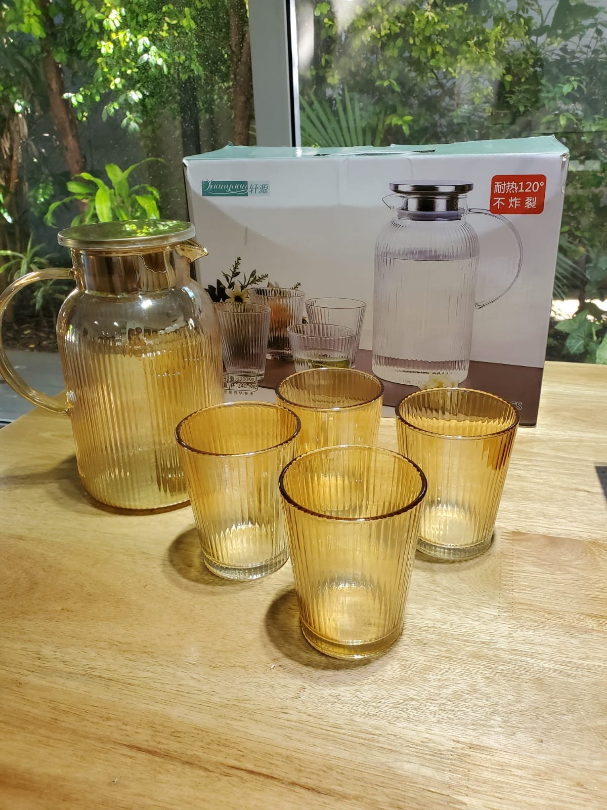 Juego de Jarra y Vasos - Imagen 4