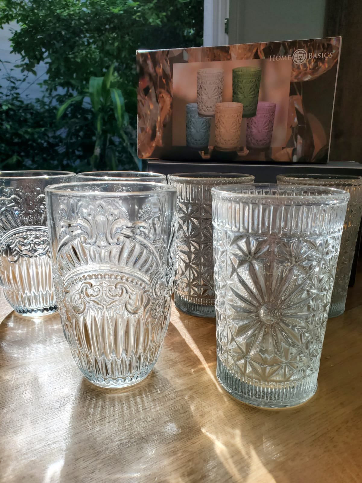 Vasos De Diseño - Transparente - (6u x caja)