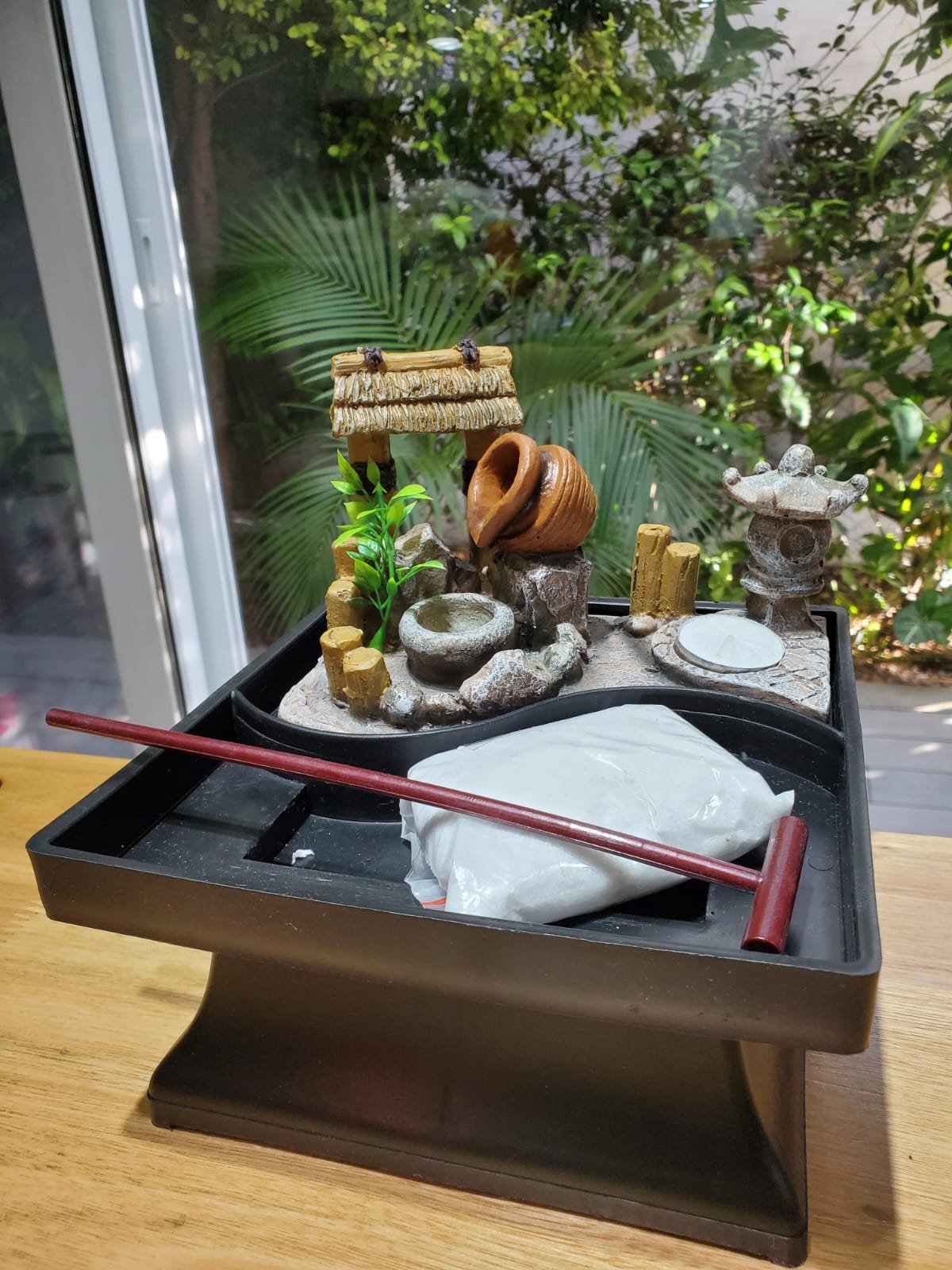 Fuente Jardin Zen y Vela