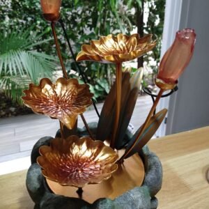 Fuente Tulipanes Con Led